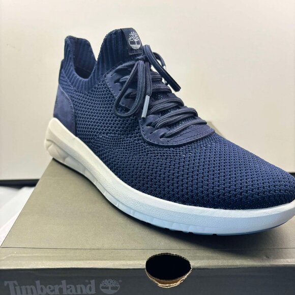 Timberland Bradstreet Ultra Knit Oxford Blue Navy Knit BRAND NEW! - Picture 1 of 4